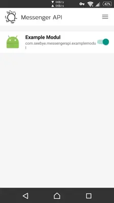 Messenger API android App screenshot 1