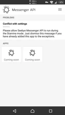 Messenger API android App screenshot 4